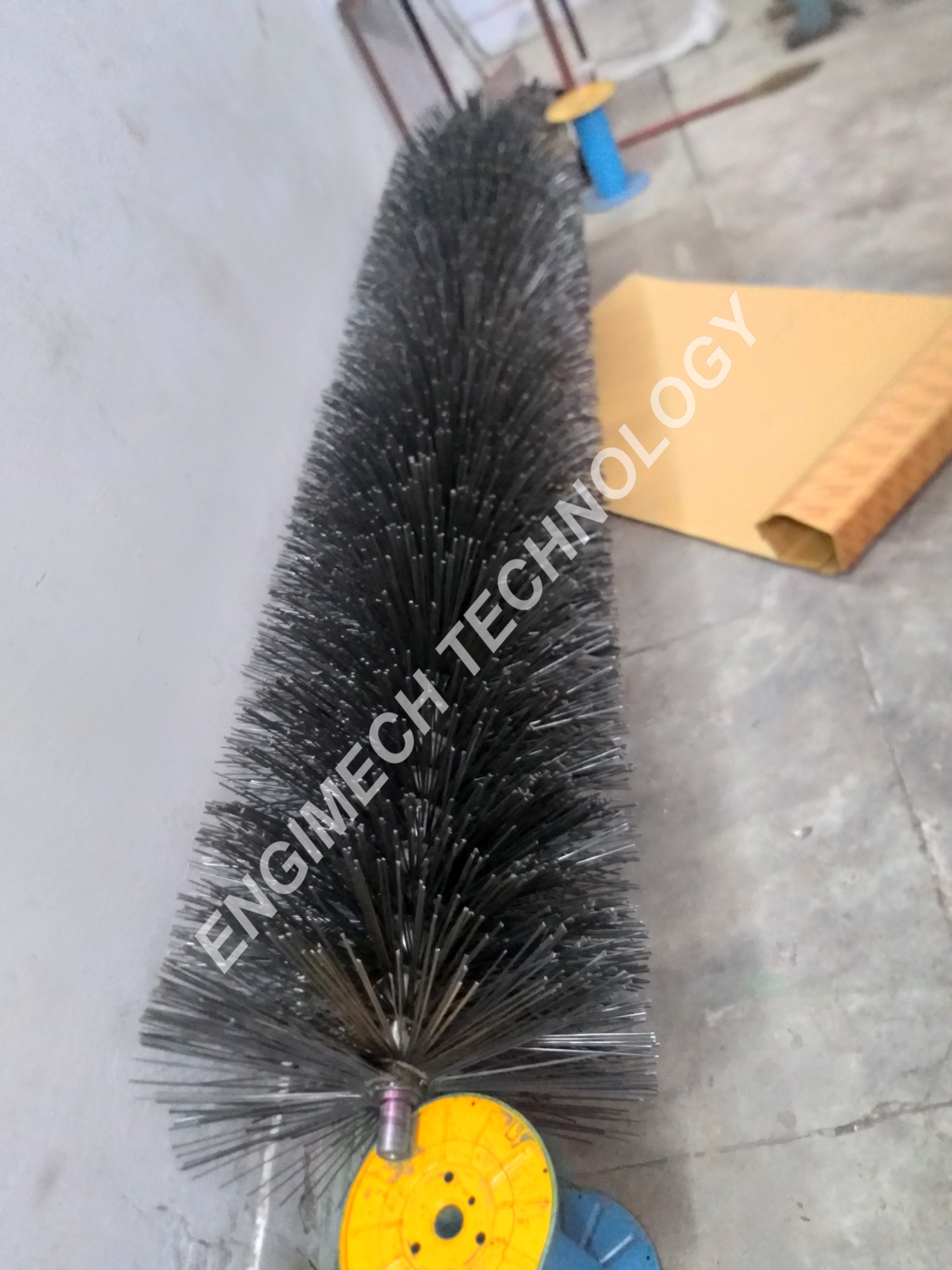 airport runway cleaning brush